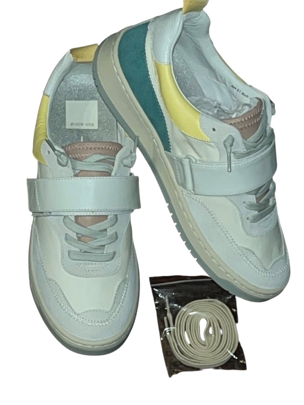 Dolce Vita Alvah Leather Sneaker in the "Multi Pastel" colorway